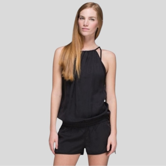 Lululemon Women’s Heat The Street Onesie/Romper | Color: Ash Black 🖤 RARE!! - Picture 2 of 15